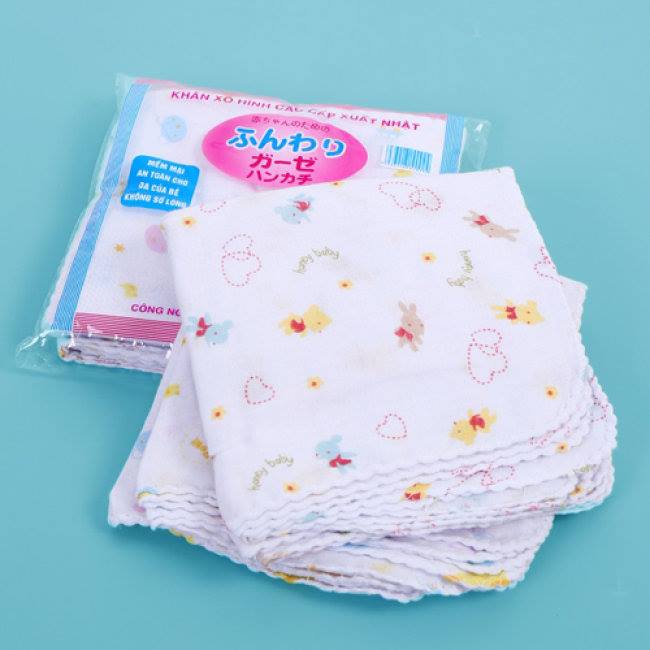 Khăn xô Nhật in hình đẹp 10c